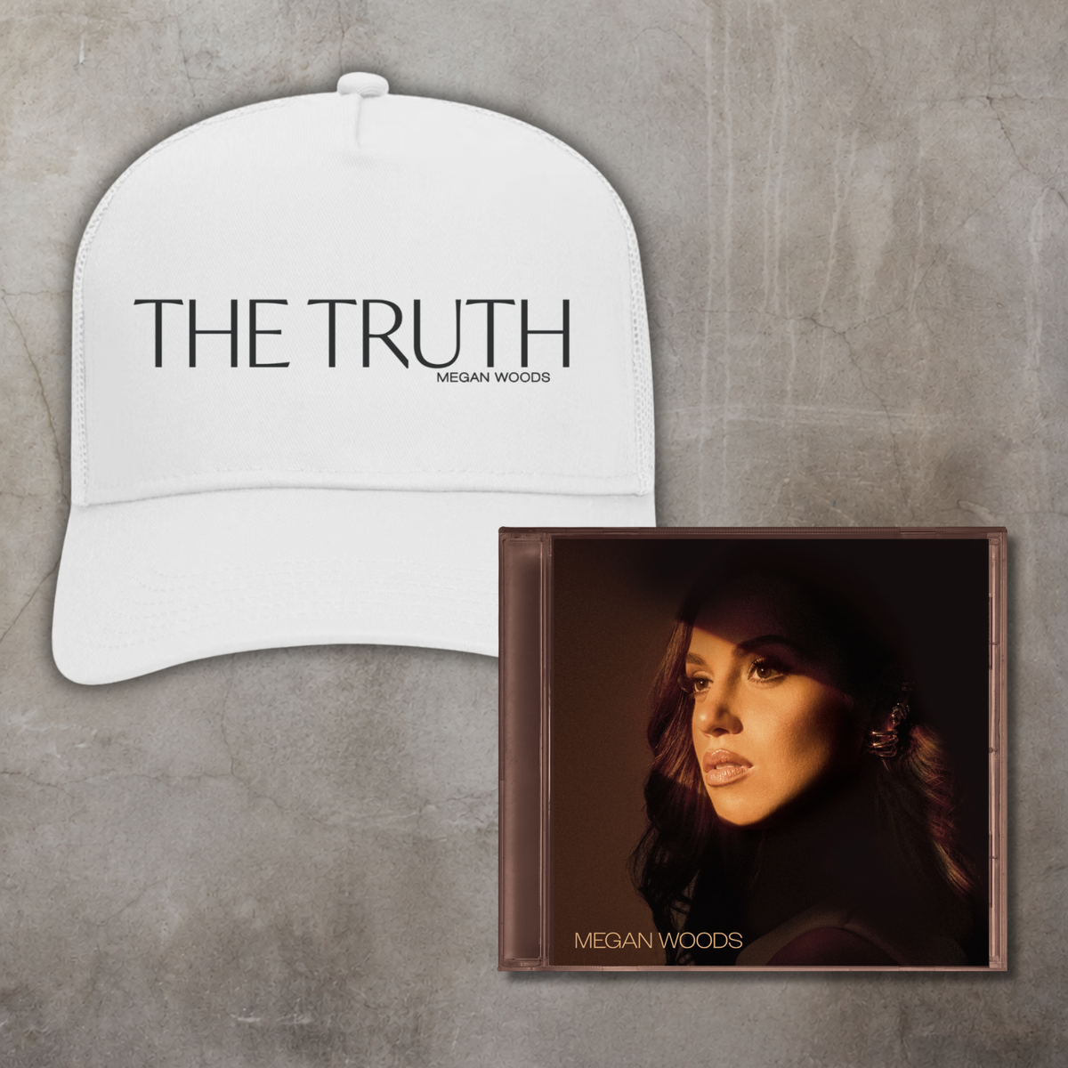 PREORDER: Megan Woods CD + The Truth Hat