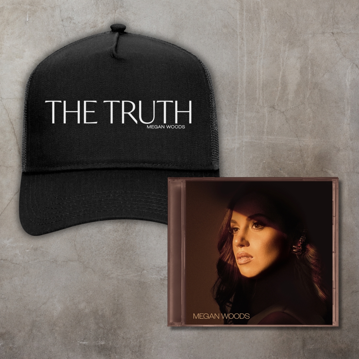 PREORDER: Megan Woods CD + The Truth Hat